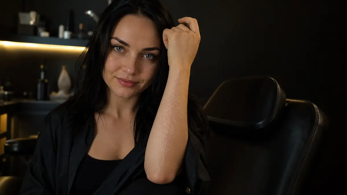 Baltos tatuiruotės: visa tiesa apie white ink