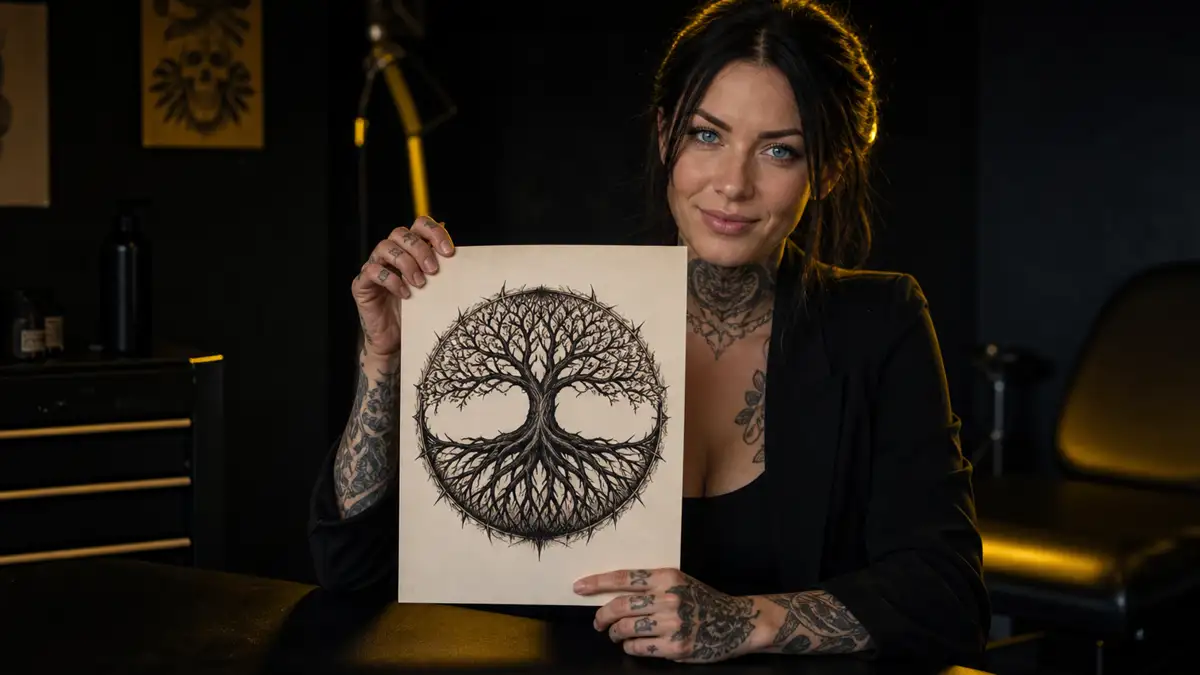 Gyvybės medžio tatuiruotė
