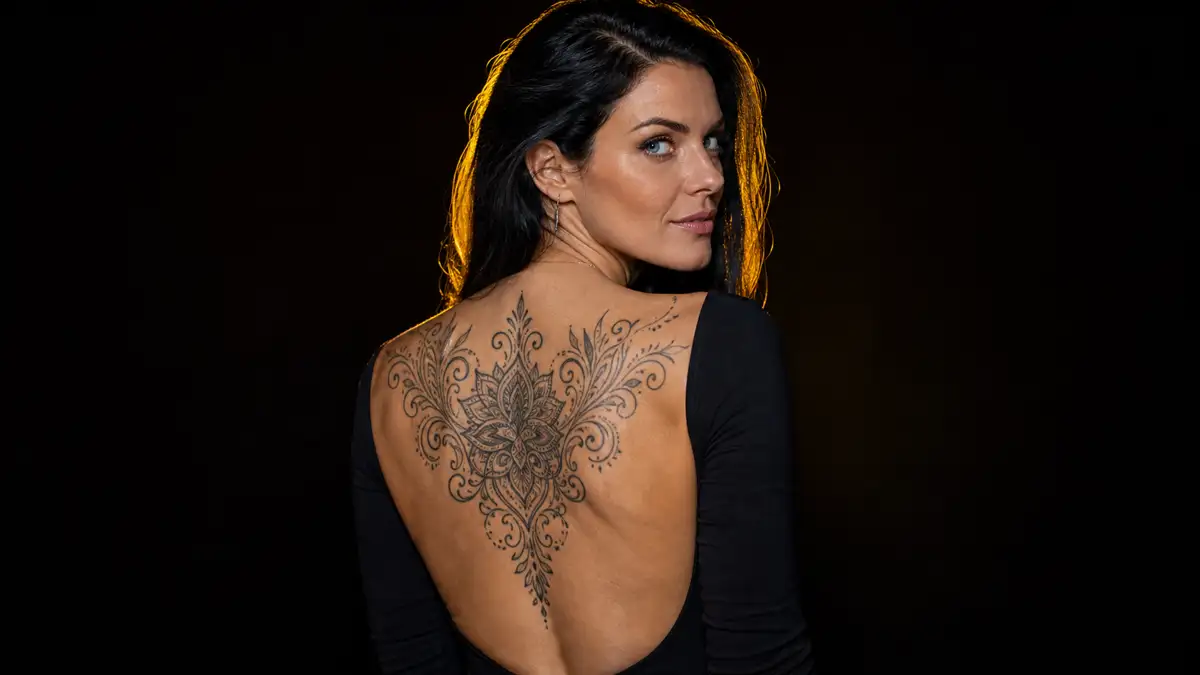 Mandalos tatuiruotė: geometrija ir kantrybė
