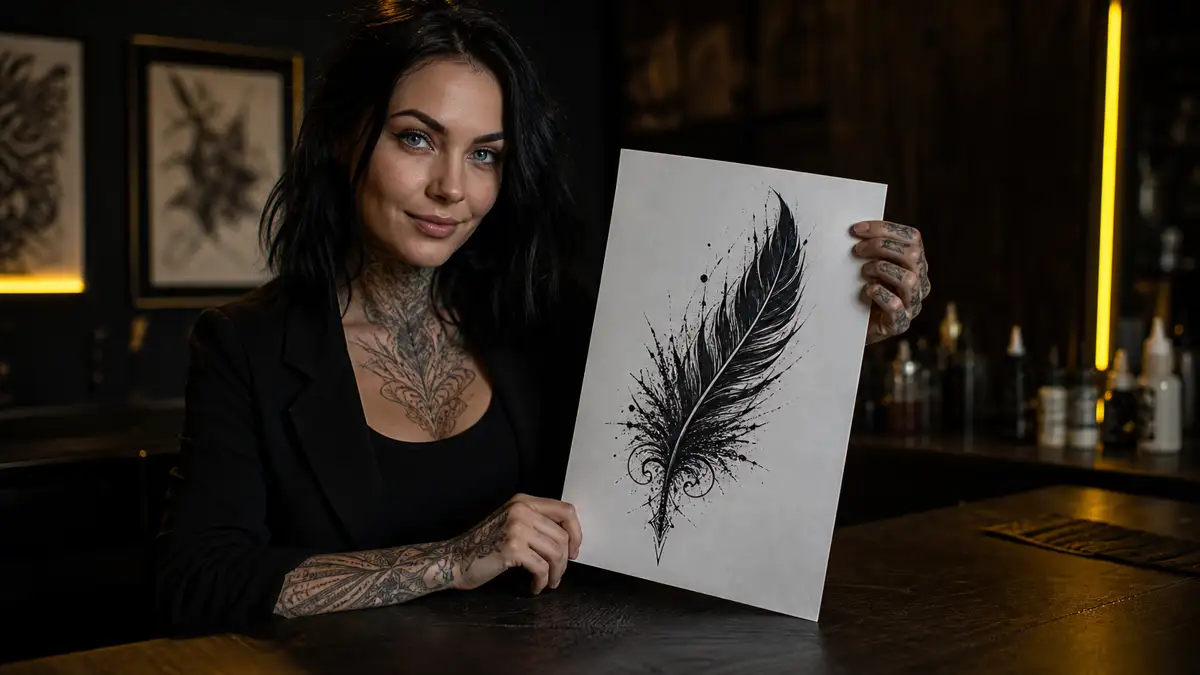 Plunksnos tatuiruotė