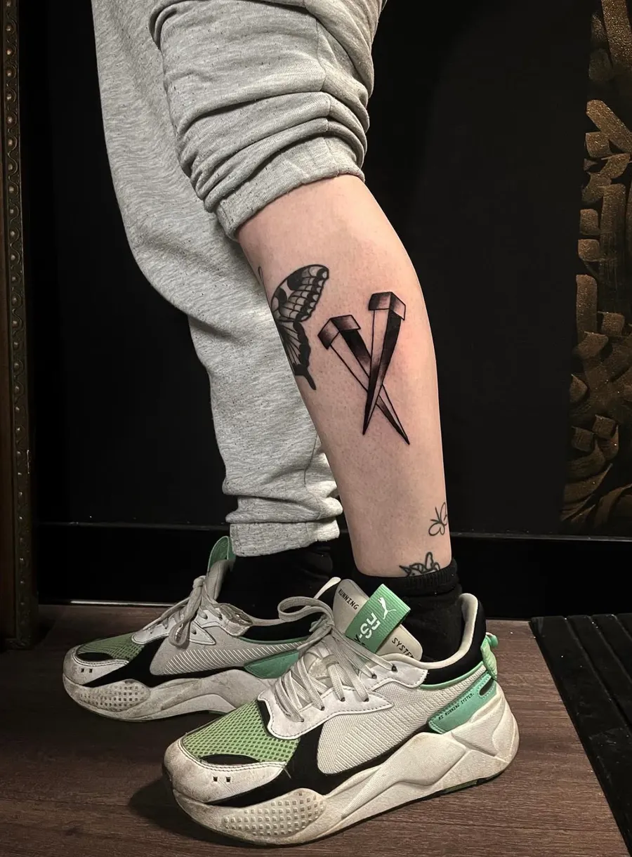 Blackwork tatuiruotė 55, Krustowich Ink, Vilnius