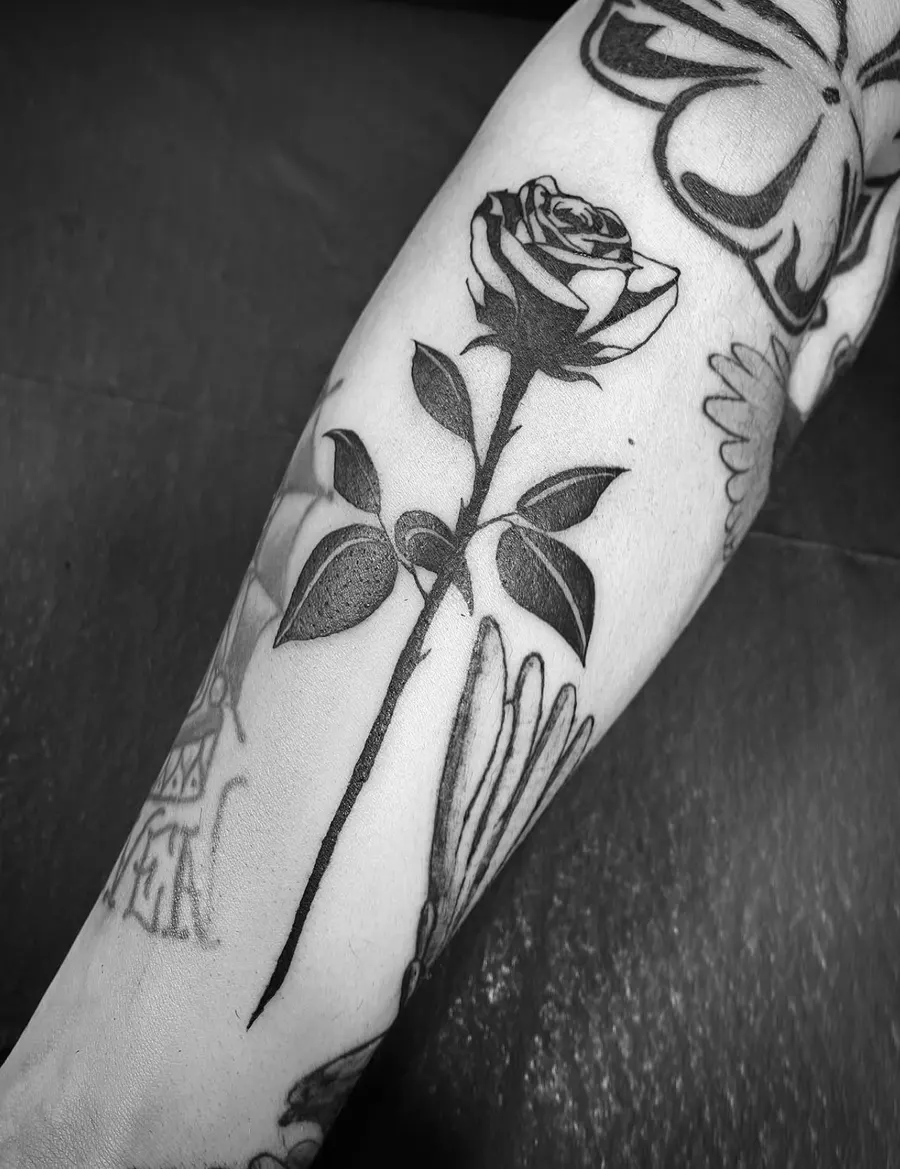 Blackwork tatuiruotė 64, Krustowich Ink, Vilnius