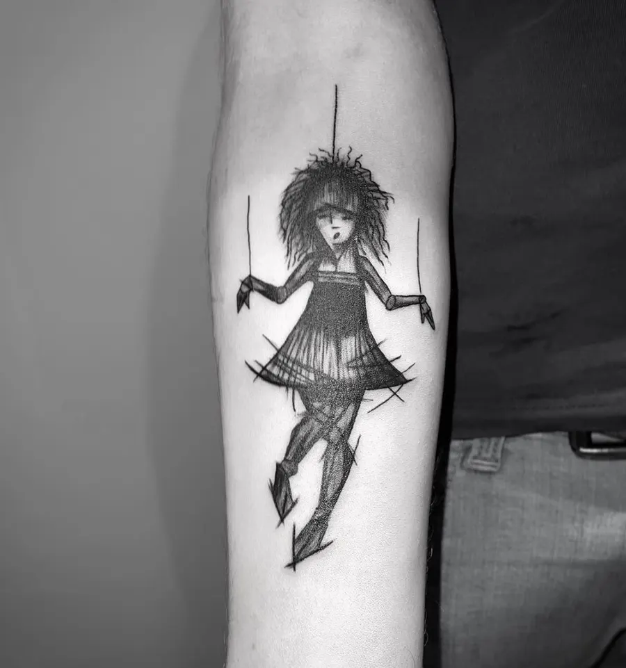 Blackwork tatuiruotė 71, Krustowich Ink, Vilnius