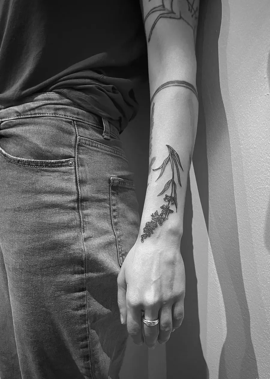 Blackwork tatuiruotė 77, Krustowich Ink, Vilnius