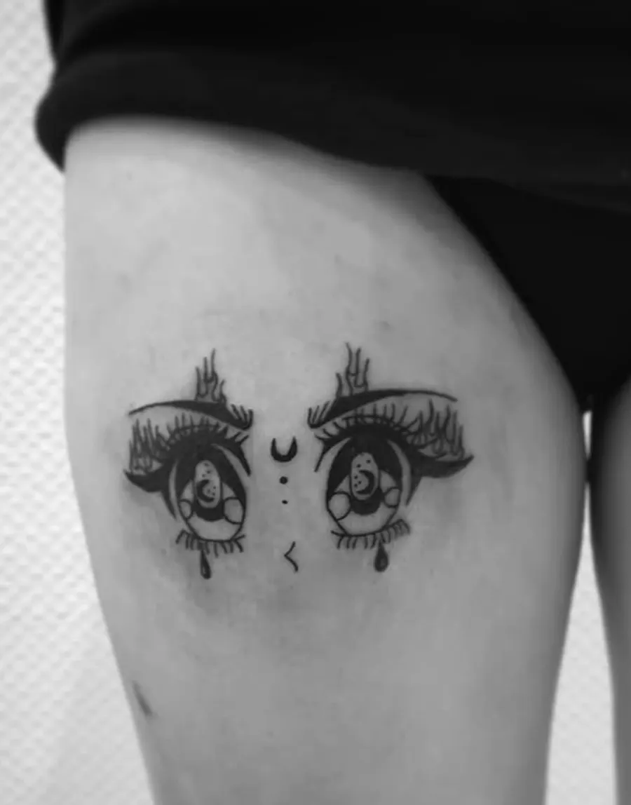 Blackwork tatuiruotė 85, Krustowich Ink, Vilnius