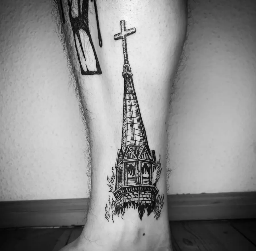 Blackwork tatuiruotė 86, Krustowich Ink, Vilnius